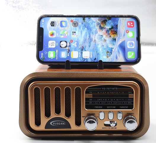 YG-7070/7071BTS Antique Bluetooth Solar Radio