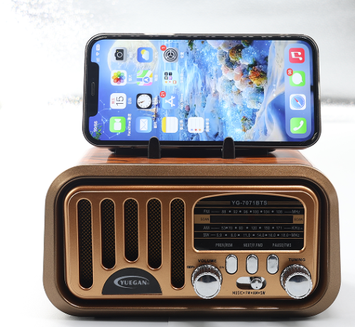 YG-7070/7071BTS Antique Bluetooth Solar Radio