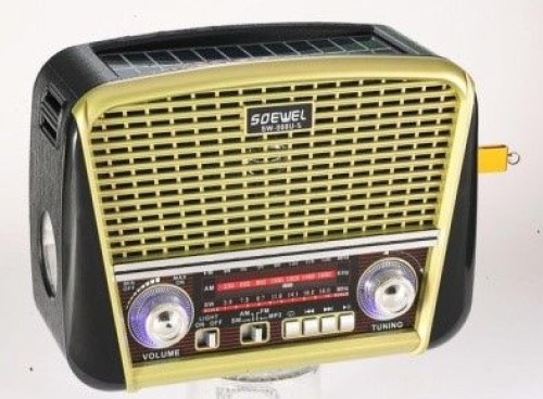 RX-455/456BTS Antique Bluetooth Solar Radio