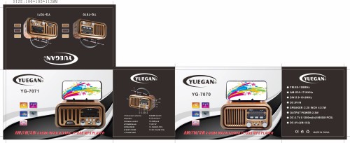 YG-7070/7071 antique bluetooth radio