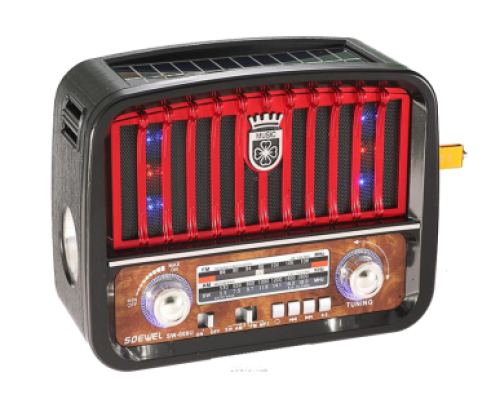 RX-455/456BTS Antique Bluetooth Solar Radio